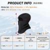 image:imageAzarxis Kids Childrens Balaclava Hat Fleece Ski Face Mask Winter Cap Adjustable Double Neck Warmer06 Red