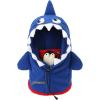 image:imageAzarxis Kids Childrens Balaclava Hat Fleece Ski Face Mask Winter Cap Adjustable Double Neck Warmer2 Blue  Shark