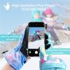 image:imageAzarxis Kids Snow Ski Gloves Children Winter Waterproof Windproof Warm Touchscreen Snowboard Gloves for Boys amp Girls01 Black
