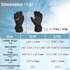 image:imageAzarxis Kids Snow Ski Gloves Children Winter Waterproof Windproof Warm Touchscreen Snowboard Gloves for Boys amp Girls03 Black