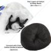 image:imageAzarxis Kids Snow Ski Gloves Children Winter Waterproof Windproof Warm Touchscreen Snowboard Gloves for Boys amp Girls04 Black