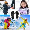 image:imageAzarxis Kids Snow Ski Gloves Children Winter Waterproof Windproof Warm Touchscreen Snowboard Gloves for Boys amp Girls05 Pink  Not Touchscreen Compatible