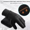 image:imageAzarxis Kids Snow Ski Gloves Children Winter Waterproof Windproof Warm Touchscreen Snowboard Gloves for Boys amp Girls06 Black