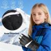 image:imageAzarxis Kids Snow Ski Gloves Children Winter Waterproof Windproof Warm Touchscreen Snowboard Gloves for Boys amp Girls08 Purple