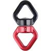 image:imageAzarxis 30 kN Tree Swing Swivel Spinner Safest Rotational Climbing Rope Devices Hanging Hook Accessory for Childrens Web Tree Swing Setting Aerial Silks Dance Red  BlackBlack  Red
