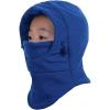 image:imageAzarxis Kids Childrens Balaclava Hat Fleece Ski Face Mask Winter Cap Adjustable Double Neck Warmer01 Blue