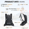 image:imageAzarxis Hiking Hydration Pack Running Backpack Lightweight Daypack Vest for Women Men Marathon Cycling Biking Trail Race Jogging Rave Black1 Dray  18l Backpack No Water Bladder