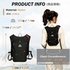 image:imageAzarxis Hiking Hydration Pack Running Backpack Lightweight Daypack Vest for Women Men Marathon Cycling Biking Trail Race Jogging Rave Black3 Black 10L  2L White Water Bladder