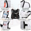image:imageAzarxis Hiking Hydration Pack Running Backpack Lightweight Daypack Vest for Women Men Marathon Cycling Biking Trail Race Jogging Rave Black3 Black 10L  2L White Water Bladder