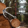 image:imageAzarxis Grappling Hook Stainless Steel Gravity Claw Carabiner 771 881 LBS Load Capacity for Outdoor Survival Retrieval Climbing Fishing Aquatic Anchor Hook4 Claw