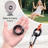 image:imageAzarxis Rappel Cup Ring 25kN Tension ORing Rope Connector for Rock Climbing Arborist Rescue Slackline Hammock Friction Saver EquipmentBlackBlack
