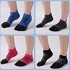 image:imageAzarxis Running Ankle Toe Socks Coolmax for Women Men Lightweight High Performance Athletic Five Finger Socks 3 Pairs1 Coolmax  Black  3 Pairs