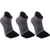 #1 Coolmax - Grey - 3 Pairs