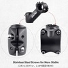 image:imageAzarxis 254mm 318mm Stem 70mm 80mm 90mm 110mm 120mm 130mm 17 35 45 60 Degree Adjustable Bike Stem Mountain Bike Stem Short Handlebar Stem for Bicycle Road Bike MTB BMX Cycling02 45 318 x 90mm