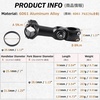 image:imageAzarxis 254mm 318mm Stem 70mm 80mm 90mm 110mm 120mm 130mm 17 35 45 60 Degree Adjustable Bike Stem Mountain Bike Stem Short Handlebar Stem for Bicycle Road Bike MTB BMX Cycling01 60  318 x 120mm