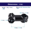 image:imageAzarxis 318mm Stem 45mm 60mm 70mm 80mm 90mm 100mm 110mm 120mm 07 Degree Bike Stem Mountain Bike Stem Short Handlebar Adjustable Stem for Bicycle Road Bike MTB BMX Fixie Gear Cycling01 7  318 x 70mm