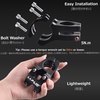 image:imageAzarxis 318mm Stem 45mm 60mm 70mm 80mm 90mm 100mm 110mm 120mm 07 Degree Bike Stem Mountain Bike Stem Short Handlebar Adjustable Stem for Bicycle Road Bike MTB BMX Fixie Gear Cycling04 Black  254 x 45mm