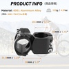 image:imageAzarxis 318mm Stem 45mm 60mm 70mm 80mm 90mm 100mm 110mm 120mm 07 Degree Bike Stem Mountain Bike Stem Short Handlebar Adjustable Stem for Bicycle Road Bike MTB BMX Fixie Gear Cycling03 Black  318 x 38mm