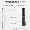 image:imageAzarxis Bike Fork Stem Bicycle Extender Handlebar Riser Adaptor Aluminium Alloy Head up Adapter Flexible Easy Installation for 118 Inch 286 mm Mountain Bike Road Bike MTBBlack Silver