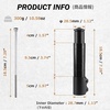 image:imageAzarxis Bike Fork Stem Bicycle Extender Handlebar Riser Adaptor Aluminium Alloy Head up Adapter Flexible Easy Installation for 118 Inch 286 mm Mountain Bike Road Bike MTBBlack