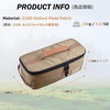 image:imageAzarxis Camping Travel Cooking Utensils Organizer Bag Cookware Storage Bag Portable Small Stuff Case for Storing Flatware Cutlery Digital Accessories Cosmetics Makeup Brushes Dark Green02 Khaki