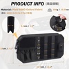image:imageAzarxis Car Visor Organizer Storage Pouch MultiPocket with Double Zipper Pockets Elastic Bands Glasses Clip Sunglasses Holder and Registration Pocket for Cars SUVs amp Trucks Black  1 PackBlack  2 Pack