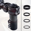 image:imageAzarxis Carbon Fiber Bicycle Headset Spacer 12 Pcs Bike Handlebar Stem Spacers Set Fit 118 Inch Stem for MTB BMX Mountain Road Bikes Cycling 2mm 3mm 5mm 10mmCarbon Fiber  12 PCS