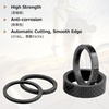 image:imageAzarxis Carbon Fiber Bicycle Headset Spacer 12 Pcs Bike Handlebar Stem Spacers Set Fit 118 Inch Stem for MTB BMX Mountain Road Bikes Cycling 2mm 3mm 5mm 10mmCarbon Fiber  12 PCS