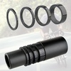 image:imageAzarxis Carbon Fiber Bicycle Headset Spacer 12 Pcs Bike Handlebar Stem Spacers Set Fit 118 Inch Stem for MTB BMX Mountain Road Bikes Cycling 2mm 3mm 5mm 10mmCarbon Fiber  12 PCS