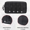 image:imageAzarxis Equipment MultiPurpose Tactical EDC Admin MOLLE Pouch Utility Tools Bag Organizer Military Waist Belt Modular Attachment01  Green  2 Pack