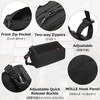 image:imageAzarxis Equipment MultiPurpose Tactical EDC Admin MOLLE Pouch Utility Tools Bag Organizer Military Waist Belt Modular Attachment07  Black
