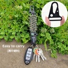 image:imageAzarxis Heavy Duty Metal Sling Clip with Enlarged Mouth  Tactical HK Hook Swivel Snap Buckle for Paracord Webbing Backpack Strap Bag Keychain and Outdoor GearBlack  1  12 Pack