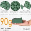 image:imageAzarxis Inflatable Seat Cushion Travel Portable Lightweight Air Stadium Seat Pad Chair Pad with Storage Bag for Airplane Camping Bleacher Hiking Office Car Outdoor GreenBlack