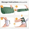 image:imageAzarxis Inflatable Seat Cushion Travel Portable Lightweight Air Stadium Seat Pad Chair Pad with Storage Bag for Airplane Camping Bleacher Hiking Office Car Outdoor BlackGreen  Air Pump