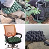 image:imageAzarxis Inflatable Seat Cushion Travel Portable Lightweight Air Stadium Seat Pad Chair Pad with Storage Bag for Airplane Camping Bleacher Hiking Office Car Outdoor BlackBlack