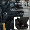 image:imageAzarxis MOLLE Handcuff Pouch Handcuff Holster for Duty Belt or Tactical Vest Fit ASPHingedChainFolding Rigid Handcuffs for Police Law Enforcement and SecurityBlack  Style C
