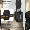 image:imageAzarxis MOLLE Handcuff Pouch Handcuff Holster for Duty Belt or Tactical Vest Fit ASPHingedChainFolding Rigid Handcuffs for Police Law Enforcement and SecurityBlack  Style A