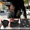 image:imageAzarxis MOLLE Handcuff Pouch Handcuff Holster for Duty Belt or Tactical Vest Fit ASPHingedChainFolding Rigid Handcuffs for Police Law Enforcement and SecurityBlack  Style C