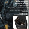 image:imageAzarxis MOLLE Handcuff Pouch Handcuff Holster for Duty Belt or Tactical Vest Fit ASPHingedChainFolding Rigid Handcuffs for Police Law Enforcement and SecurityBlack  Style A