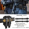 image:imageAzarxis MOLLE Handcuff Pouch Handcuff Holster for Duty Belt or Tactical Vest Fit ASPHingedChainFolding Rigid Handcuffs for Police Law Enforcement and SecurityBlack  Style C