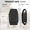 image:imageAzarxis MOLLE Handcuff Pouch Handcuff Holster for Duty Belt or Tactical Vest Fit ASPHingedChainFolding Rigid Handcuffs for Police Law Enforcement and SecurityBlack  Style A