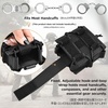 image:imageAzarxis MOLLE Handcuff Pouch Handcuff Holster for Duty Belt or Tactical Vest Fit ASPHingedChainFolding Rigid Handcuffs for Police Law Enforcement and SecurityBlack  Style B