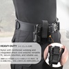 image:imageAzarxis MOLLE Handcuff Pouch Handcuff Holster for Duty Belt or Tactical Vest Fit ASPHingedChainFolding Rigid Handcuffs for Police Law Enforcement and SecurityBlack  Style B