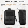 image:imageAzarxis Molle Pouches Tactical Compact EDC Small Utility Pouch Waist Bags Sundries Storage Admin Organize Gear Gadget for Military Backpack02 Black  591x433  828x433  2 Pack