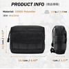 image:imageAzarxis Molle Pouches Tactical Compact EDC Small Utility Pouch Waist Bags Sundries Storage Admin Organize Gear Gadget for Military Backpack04 Black  591x433  649x453  2 Pack
