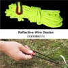 image:imageAzarxis Reflective Tent Guide Rope Lightweight Guy Line Cord with Aluminum Adjuster Guyline Tent Cord Tensioner for Camping Hiking Backpacking  Essential Survival Gear 13 Feet01 Black  6 Pack  4mm