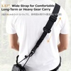 image:imageAzarxis Rifle Sling Two Point Adjustable Traditional Sling Tactical Strap with Shoulder Pad Metal Hooks Length Adjuster for Outdoor Sports Crossbow Hunting Shooting02 Khaki