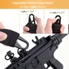 image:imageAzarxis Rifle Sling Two Point Adjustable Traditional Sling Tactical Strap with Shoulder Pad Metal Hooks Length Adjuster for Outdoor Sports Crossbow Hunting Shooting01 Khaki
