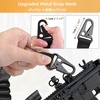 image:imageAzarxis Rifle Sling Two Point Adjustable Traditional Sling Tactical Strap with Shoulder Pad Metal Hooks Length Adjuster for Outdoor Sports Crossbow Hunting Shooting02 Khaki