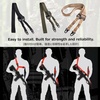 image:imageAzarxis Rifle Sling Two Point Adjustable Traditional Sling Tactical Strap with Shoulder Pad Metal Hooks Length Adjuster for Outdoor Sports Crossbow Hunting Shooting02 Khaki
